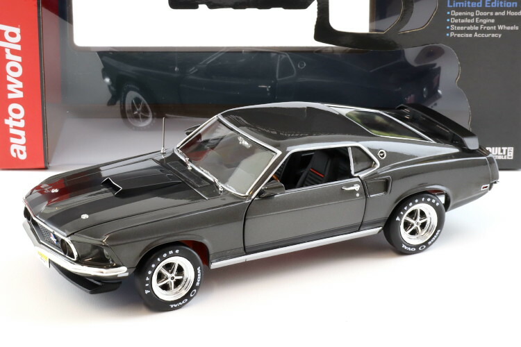 楽天市場】オートワールド 1/18 1969 フォード マスタング クーペ
