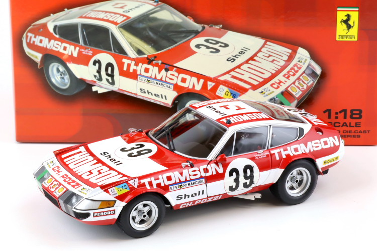 楽天市場】京商 1/18 フェラーリ 365 GTB4 デイトナ コンペティツィ