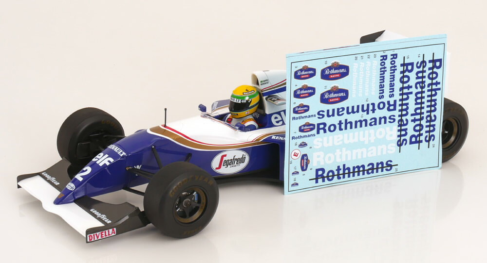 1/18 ウィリアムズ FW16 ポールリカール ロスマンズ仕様 A.セナ F1 1