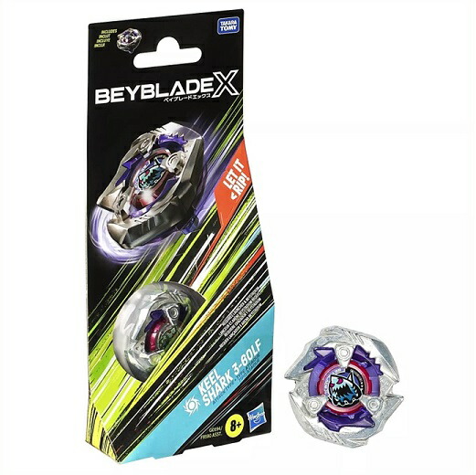 楽天市場】【Beyblade X】ベイブレードX シャークエッジ 3-60LF/KEEL