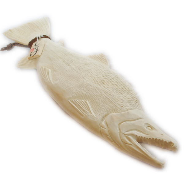 楽天市場】一品作 魚の木彫り 鮭の木彫り 【134】 北海道 きぼり