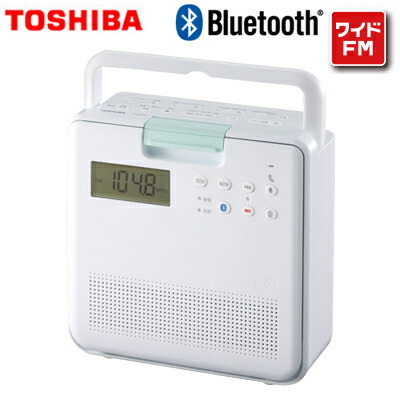 楽天市場】東芝 toshiba コンパクト防水型sd／cdラジオ ty−cb100（w