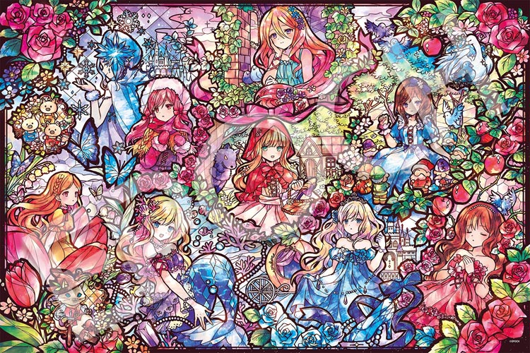 おにねこ1000ピースパズル『12星座物語』完成品