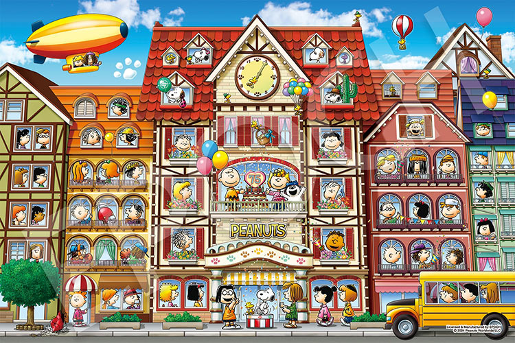スヌーピー ピーナッツ ジグソーパズル 窓辺のティータイム 1000ピース