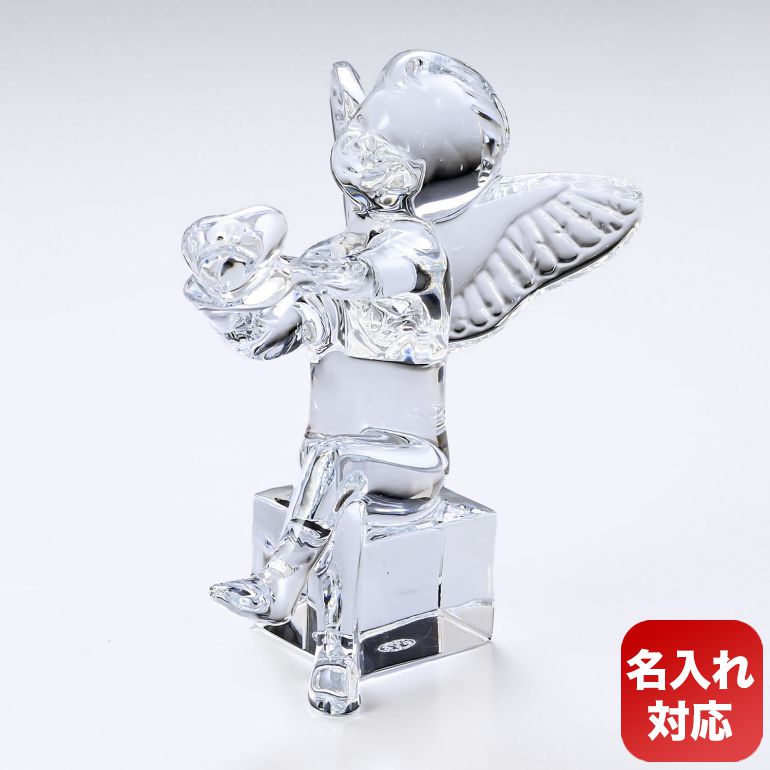 新品 バカラ Baccarat クリスタル エンジェル 天使 置物 箱付き