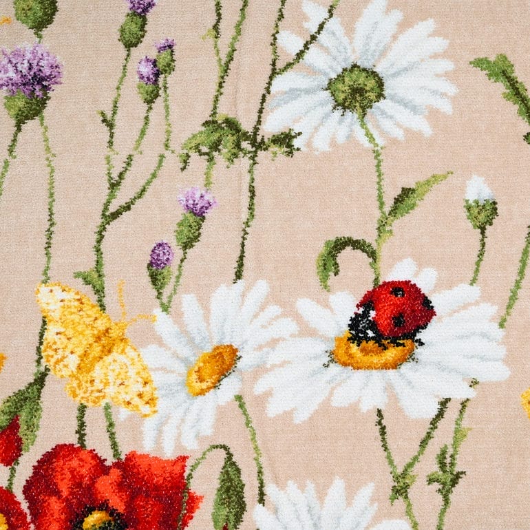 楽天市場】フェイラー FEILER バスタオル 150cm×75cm Daisy Field Blue