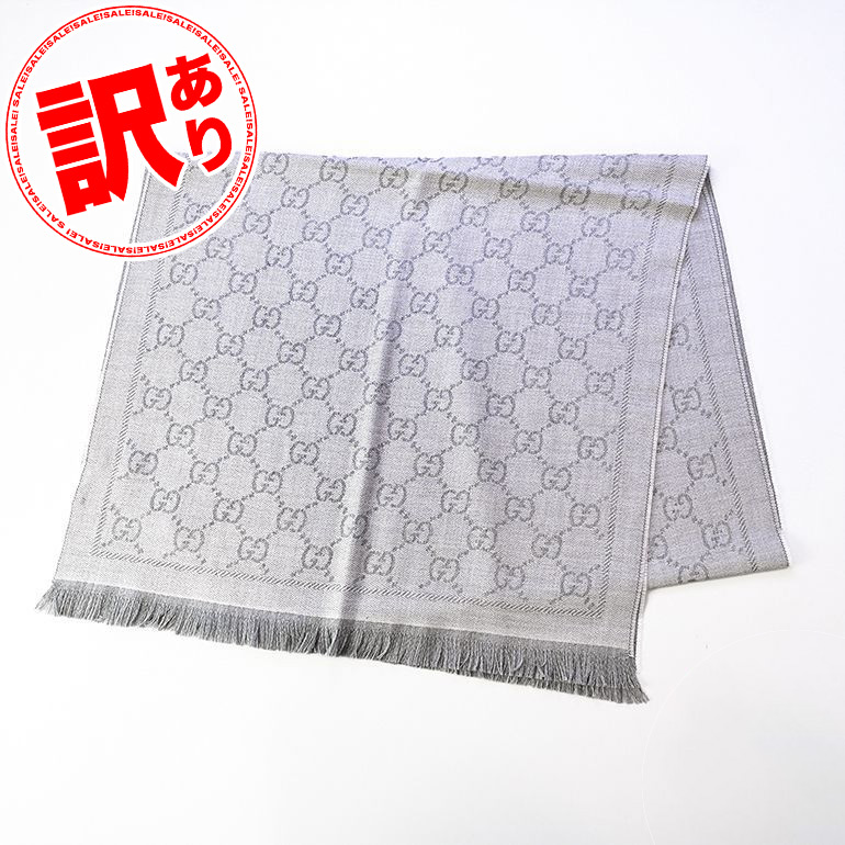 GUCCIマフラー グッチマフラー リバーシブル GG柄 メンズ 楽天市場
