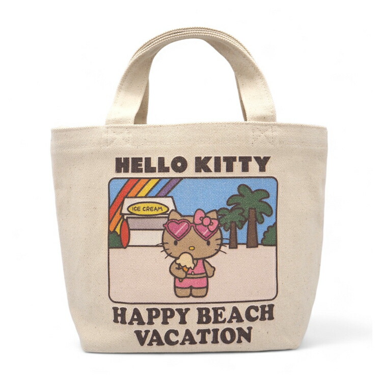 楽天市場】キティ バッグ コラボ 日焼け ミニ ランチバッグ トート