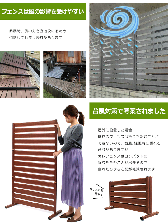 楽天市場】2台セット たためる アルミフェンス (幅120高さ180cm