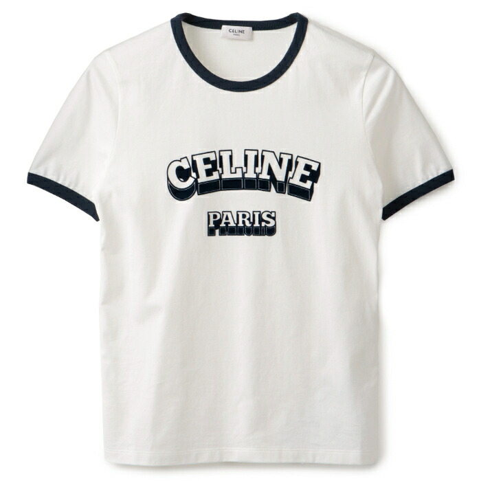 CELINE 星柄ロゴ Tシャツ