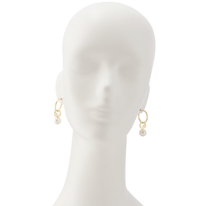 楽天市場】フェンディ FENDI ピアス F IS FENDI フープピアス