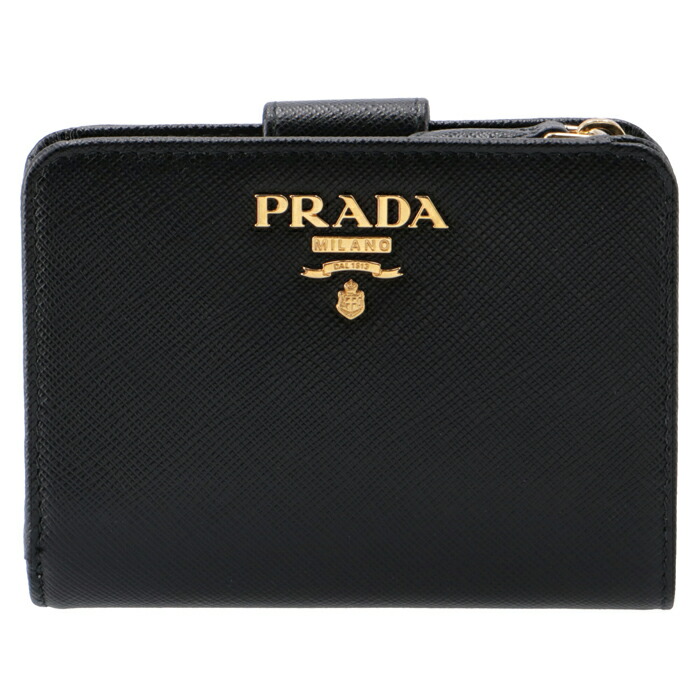 楽天市場】プラダ PRADA 財布 レディース サフィアーノメタル 二つ折り