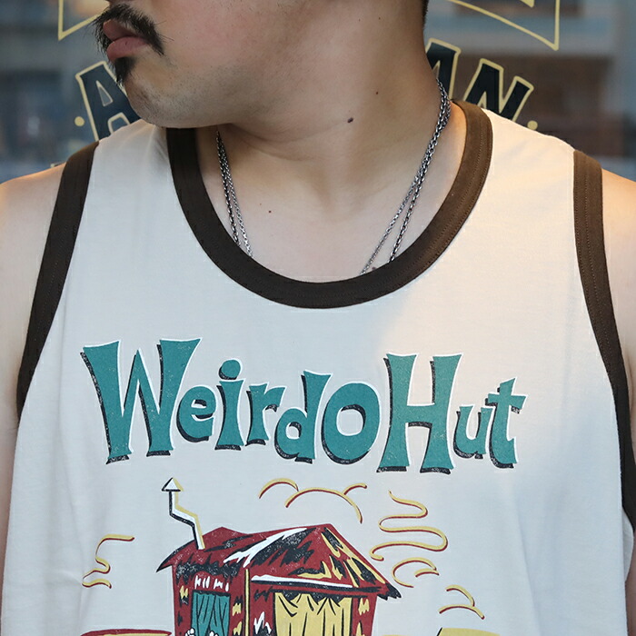楽天市場】WEIRDO ウィアード / 「WEIRDO HUT - TANK TOP / BROWN