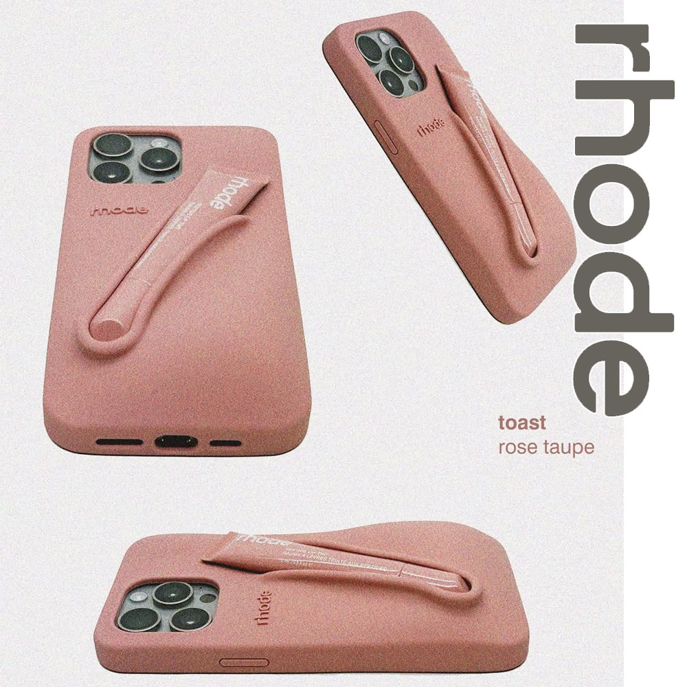 ruu7】 rhode raspberry iPhoneケースリップ付き ruu7】 rhode