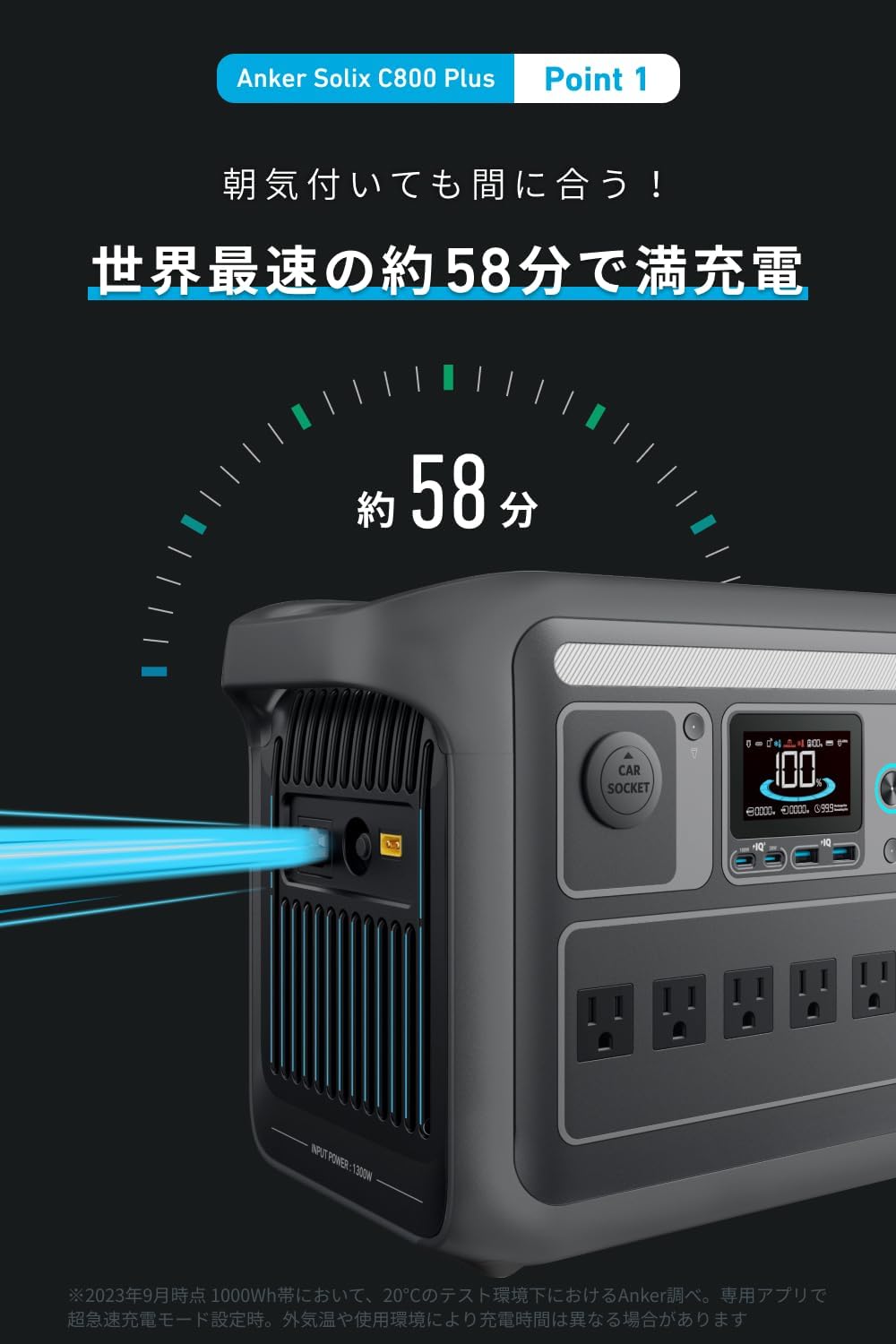 楽天市場】Anker Solix C800 Plus Portable Power Station ポータブル