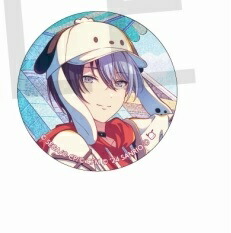 青柳冬弥プロセカサンリオグリッター缶バッジ