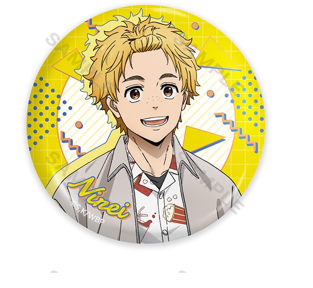 01 楡井秋彦 WIND BREAKER ジュエリー缶バッジ 原作絵 01 楡井秋彦