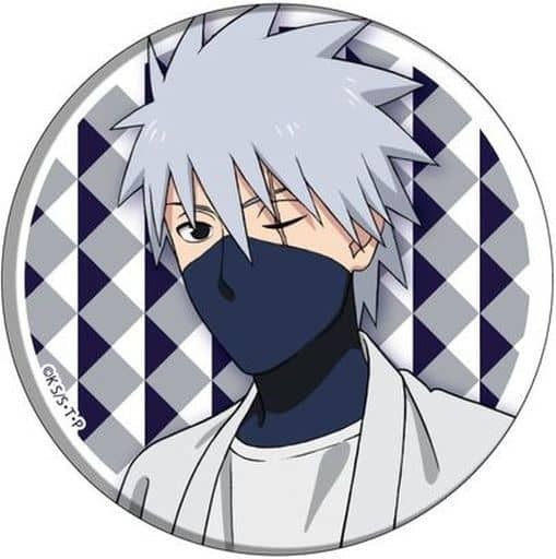 NARUTO カカシ はたけカカシ 缶バッジ GIGO 和スーツ NARUTO カカシ