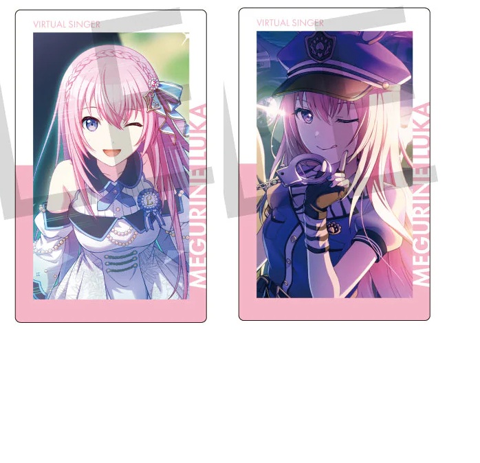 初音ミク 巡音ルカ カード ケース 二色 鯉 中古 初音ミク 巡音ルカ