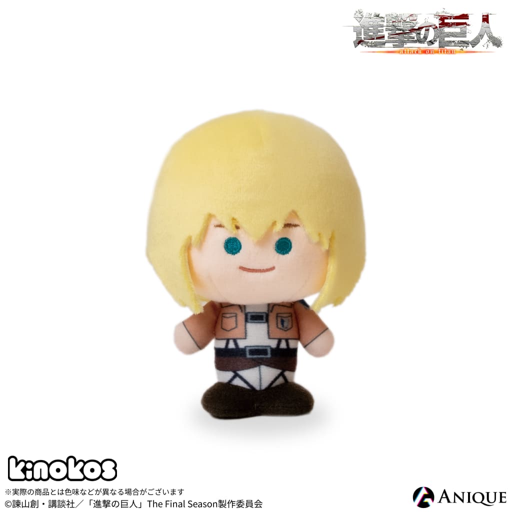 Anique 進撃の巨人 KINOKOSと一緒 缶バッジ アルミン Anique Shop JAPAN