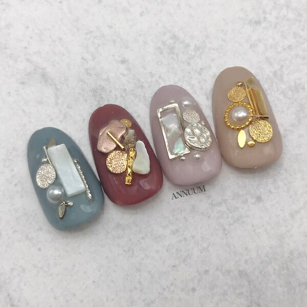 22062ページ ネイルパーツ カラーとエフェクトのバリエーション 22062