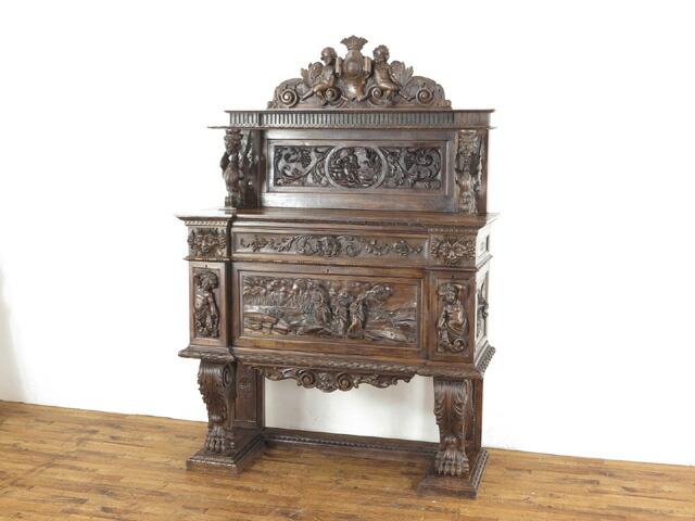 楽天市場】アンティーク 家具 ルネッサンス様式ダイニング14点セット