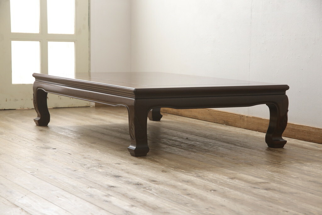 楽天市場】【中古】 美品 座卓 大阪唐木指物家具 中森喜三郎作 紫檀