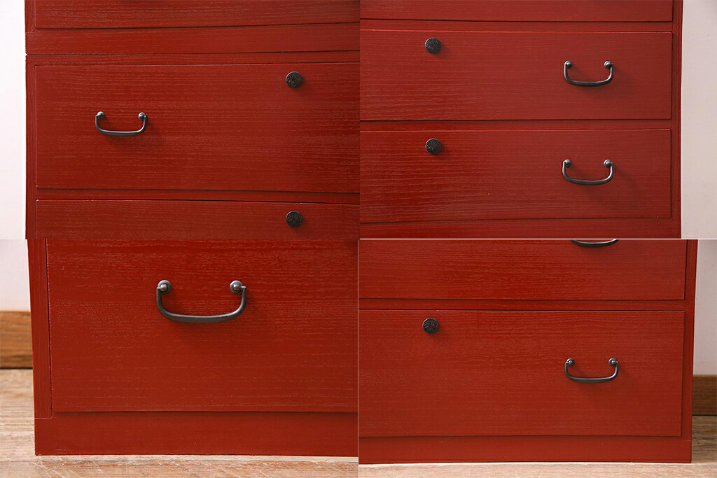 楽天市場】アンティーク家具 昭和初期 桐箪笥 総桐材 すりガラス