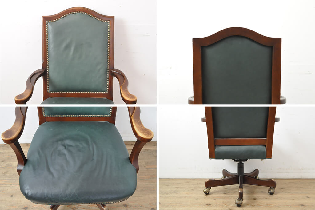 楽天市場】【中古】 ☆事前問合せ必須☆ レザーデスクチェア DREXEL