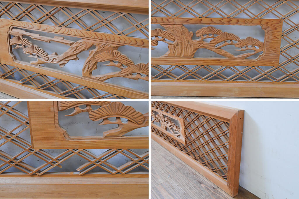 古民家 欄間 2枚セット 古民家 欄間 2枚セット 古民家 欄間 2