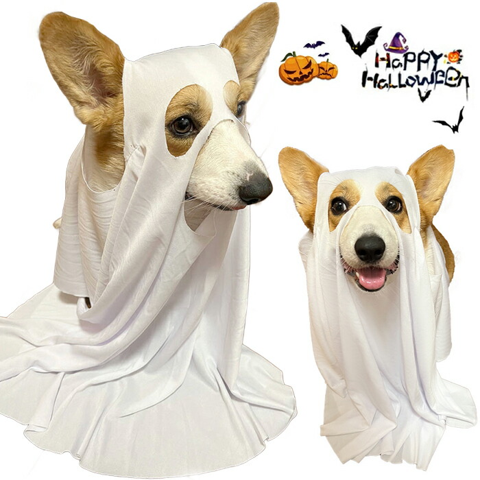 楽天市場】ハロウィン コスプレ衣装 ペット 幽霊 コスチューム 犬服 猫