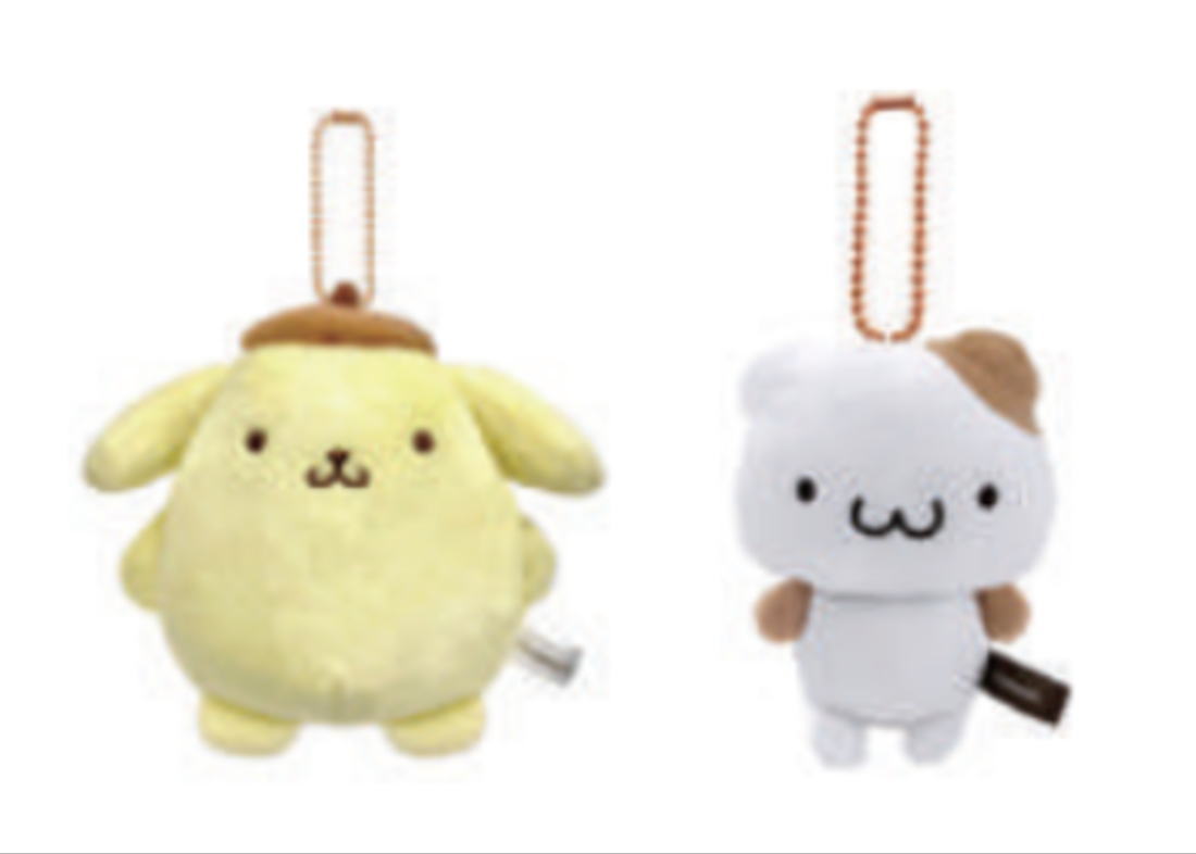 激レア サンリオ ポムポムプリン ぬいぐるみ マスコット キーホルダー