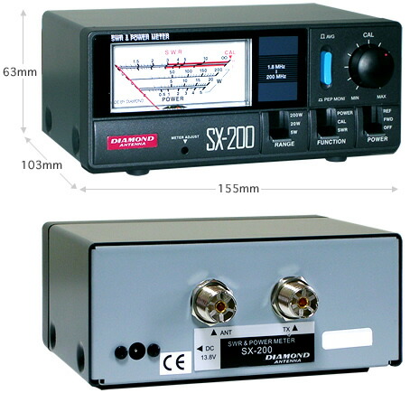 楽天市場】SWR・パワー計 第一電波工業 SX-200 (SX200) 【1.8MHz