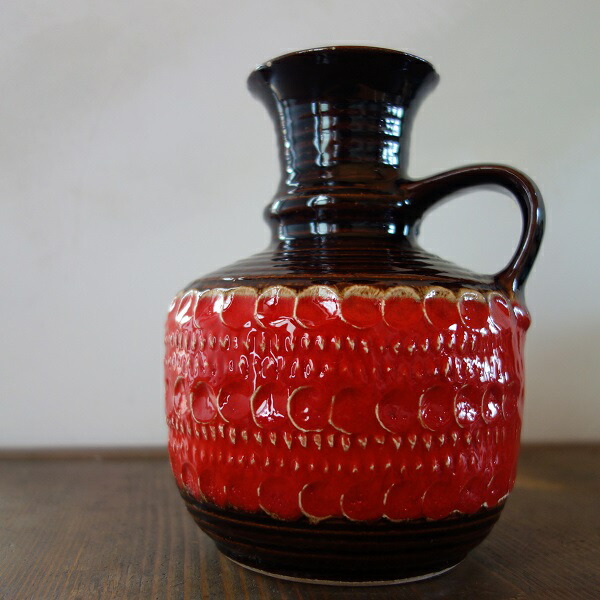 楽天市場】ヴィンテージ 陶器 花瓶 フラワーベース 水差し西ドイツ Fat