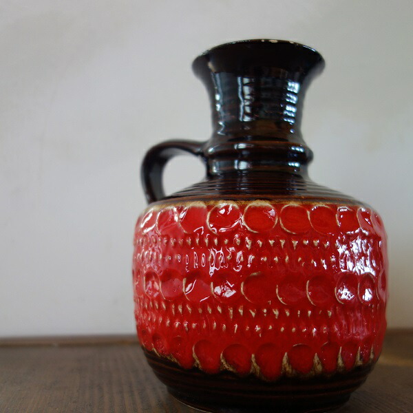 楽天市場】ヴィンテージ 陶器 花瓶 フラワーベース 水差し西ドイツ Fat