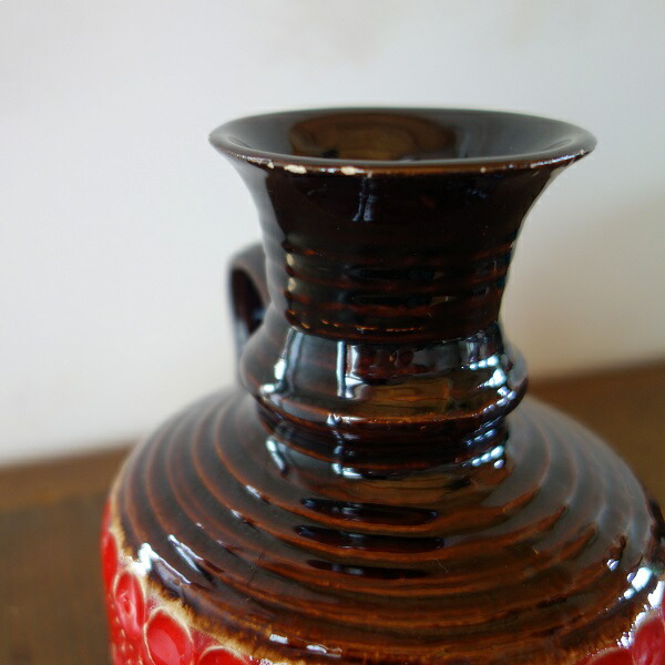楽天市場】ヴィンテージ 陶器 花瓶 フラワーベース 水差し西ドイツ Fat