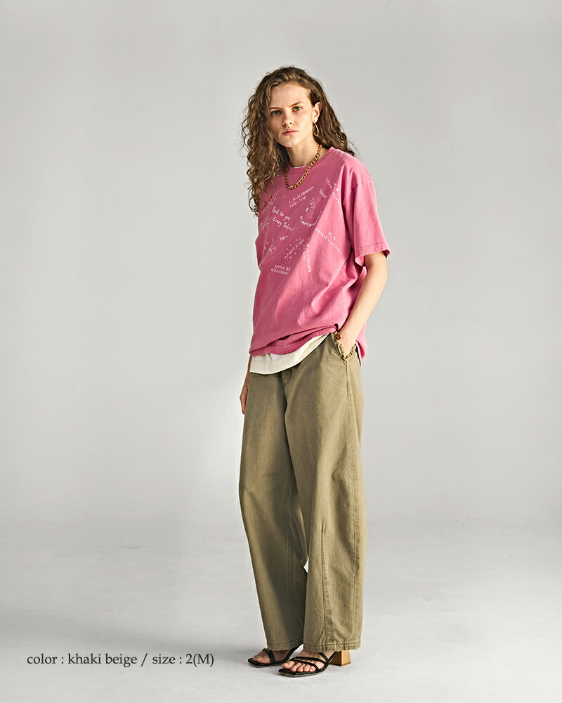 楽天市場】kha:ki カーキ コットン ウォッシュド チノ ワイド