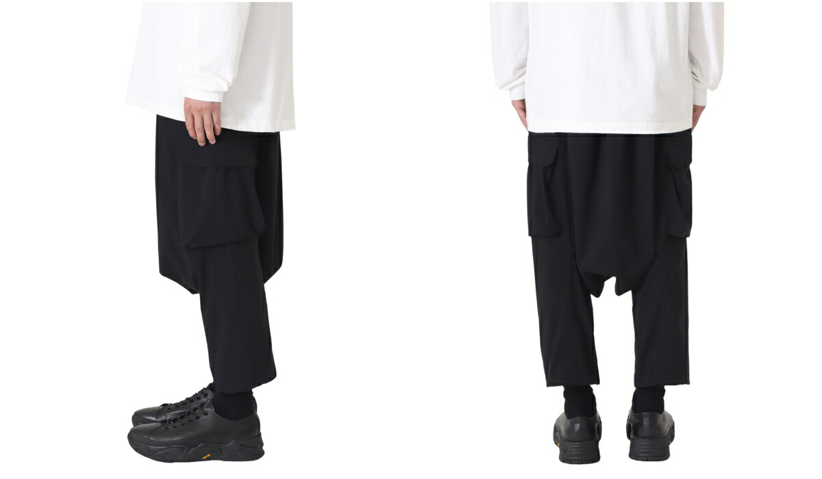 ✨定価4.2万✨FUMITO GANRYU トラック サルエルパンツ 黒 M FUMITO