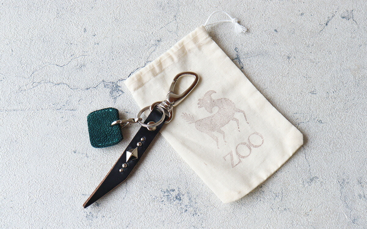 楽天市場】【日本製】ZOO(ズー) 牛革×象革 ブラック スタッズ手打ち