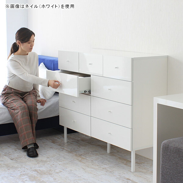 楽天市場】チェスト 4段 国産 引き出し 脚付き タンス 大容量 ワイド