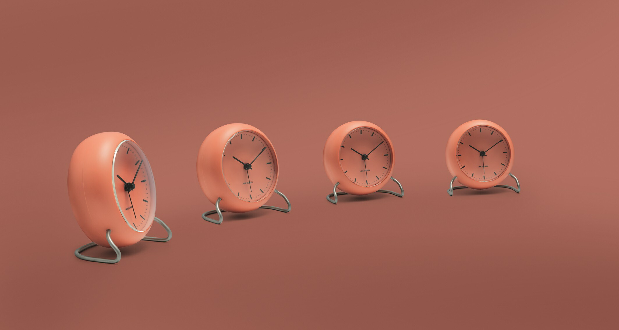 国内正規品】アルネヤコブセン 目覚まし時計 シティーホール ペール