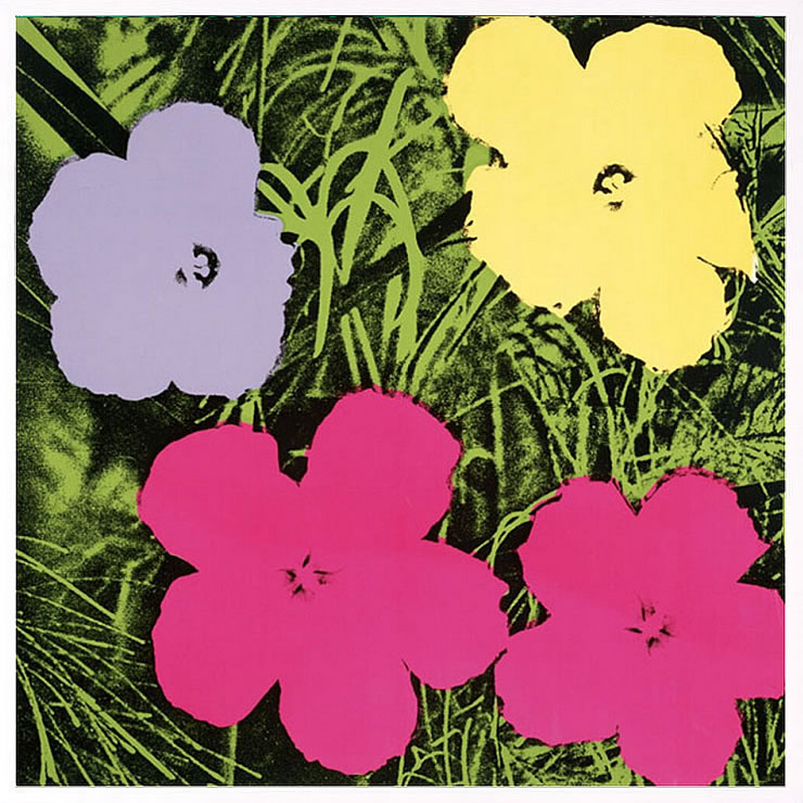 アンディウォーホル フラワー 公式複製 特大 アンディウォーホル