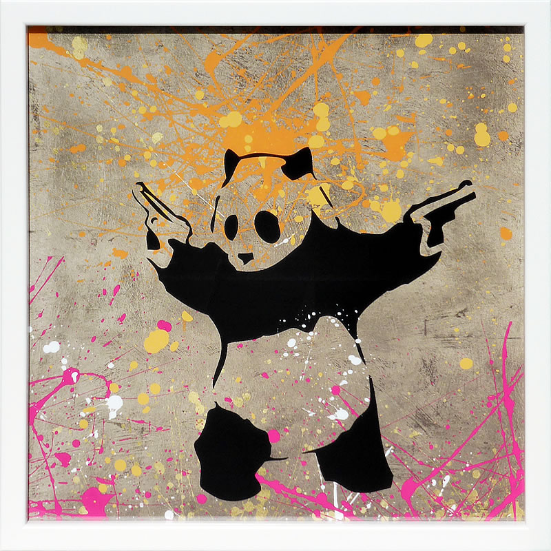 楽天市場】banksy panda with gunsの通販