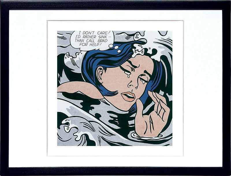 ロイ・リキテンスタイン リトグラフ COA付き ロイ・リキテンスタイン