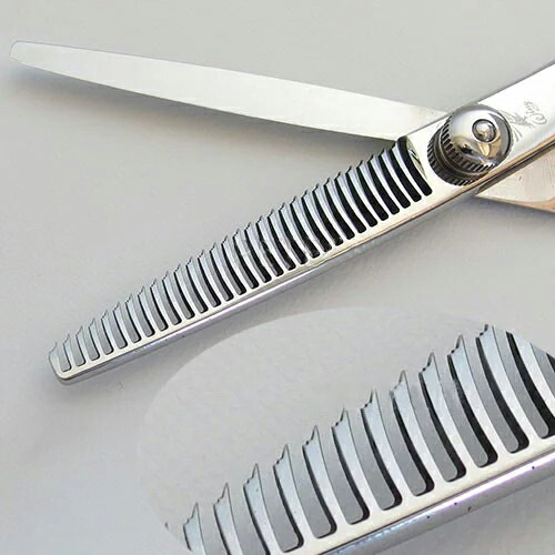 楽天市場】菊王冠 セニング鋏 スキバサミ 日本製 トリミングシザー