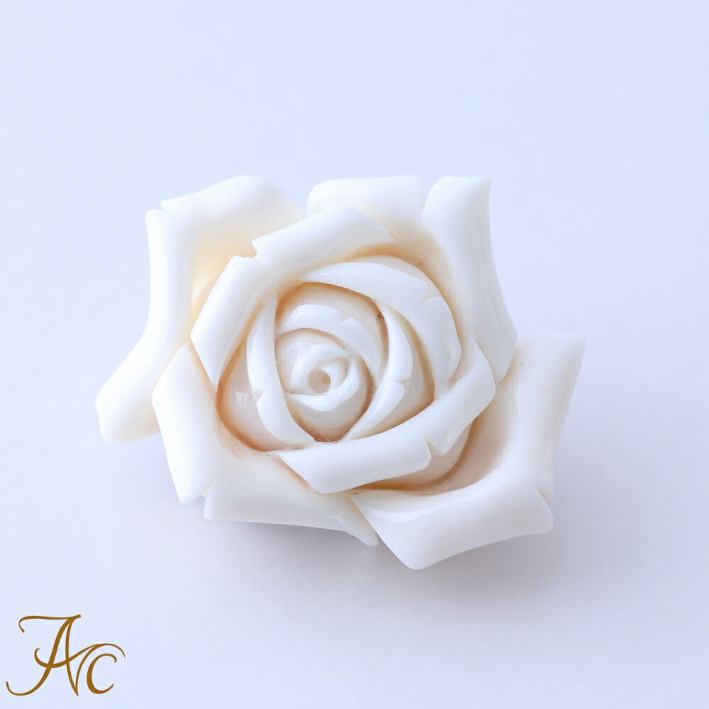 楽天市場】≪1年保証付き≫白珊瑚 薔薇 ブローチ SAM プラチナ