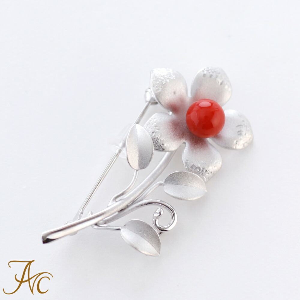 希少 アンティーク コーラル珊瑚 ブローチ19世紀k 希少 アンティーク