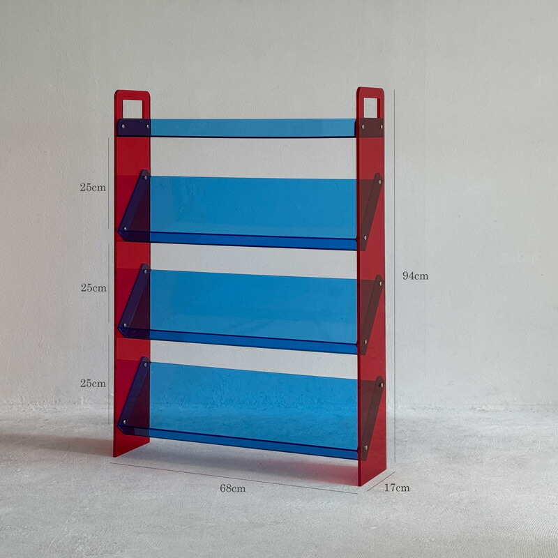 楽天市場】バイカラー アクリル ディスプレイマガジンラック【ART OF