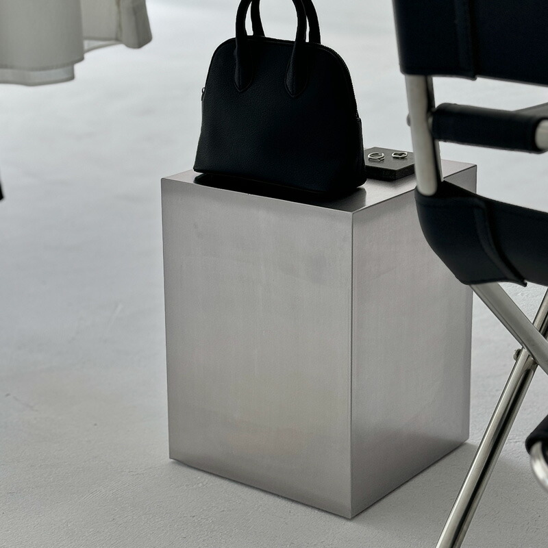 楽天市場】ステンレス スクエア サイドテーブル スツール H40 W30【ART