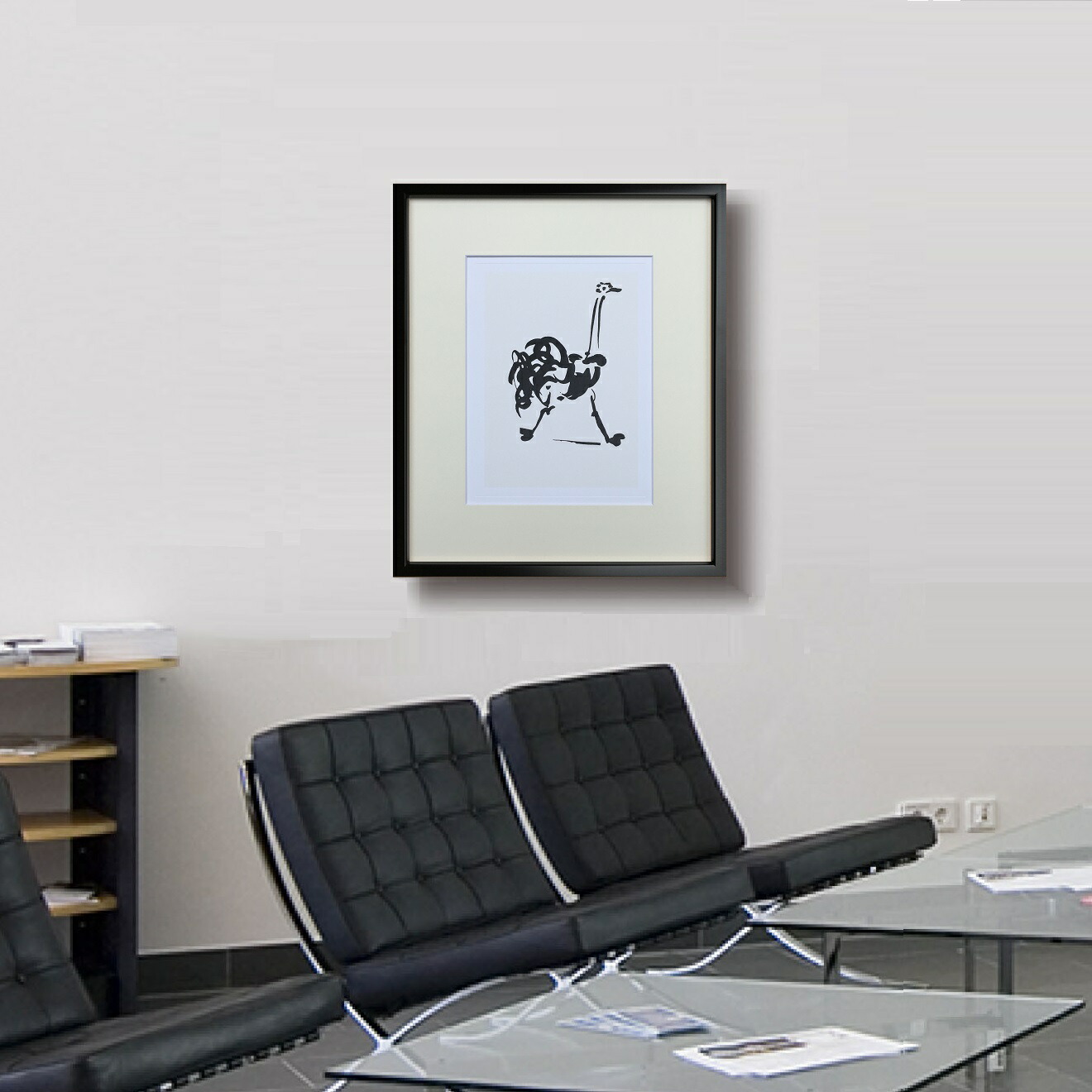 額装品/Black Sun （フロスト）/アート/ポスター/インテリア 額装品